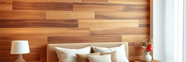 Drewniana ściana w sypialni: inspiracje, techniki i styl aranżacji