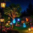 Pomysły na oświetlenie ogrodu: lampy solarne, LED i dekoracje