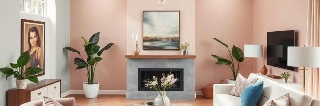 Nowoczesne kolory ścian do salonu na trendy 2024 i 2025