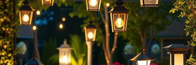Pomysły na oświetlenie ogrodu: lampy, aranżacje i nowoczesne rozwiązania
