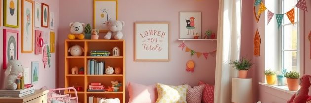 Dekoracje do pokoju dziecka: jak łączyć styl, funkcjonalność i bezpieczeństwo w inspirującej przestrzeni