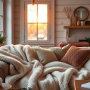 Przytulny dom na zimę: jak stworzyć ciepłą atmosferę dzięki tekstyliom, światłu i naturalnym materiałom