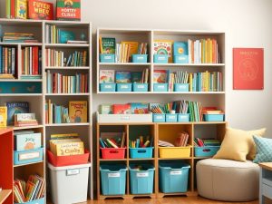 Organizacja książek i przyborów w pokoju dziecka: praktyczne systemy i ergonomiczne rozwiązania dla porządku i wygody