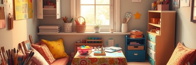 Jak urządzić kącik plastyczny w pokoju dziecka, by rozwijał kreatywność i służył latami