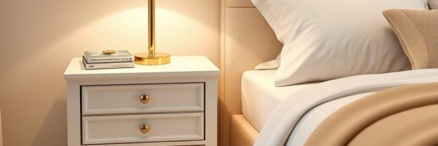 Jak dobrać wysokość szafki nocnej do łóżka, by zapewnić wygodę i harmonię sypialni