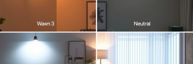 Oświetlenie a ciepło wnętrza: jak barwa światła kształtuje atmosferę i funkcjonalność pomieszczeń