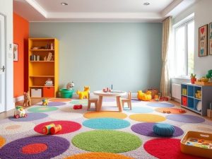 Jak wybrać dywan do pokoju dziecka, który łączy bezpieczeństwo z łatwą pielęgnacją i stylem?