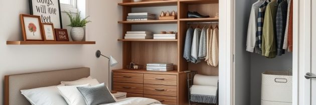 Przechowywanie w sypialni: praktyczne rozwiązania i pomysły na optymalne wykorzystanie przestrzeni