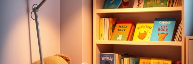 Światło do czytania w pokoju dziecka: jak wybrać bezpieczną i wygodną lampkę z regulacją jasności