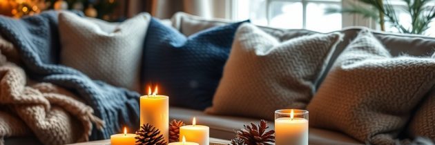 Zimowa paleta dodatków do wnętrza: jak łączyć kolory i materiały dla przytulnej atmosfery