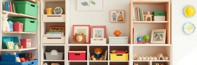 Przechowywanie zabawek: jak połączyć porządek, funkcjonalność i estetykę w pokoju dziecka
