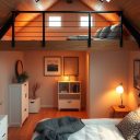 Sypialnia na antresoli: jak urządzić funkcjonalną i bezpieczną przestrzeń do odpoczynku