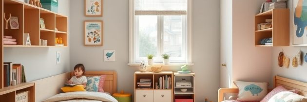 Pokój rodzeństwa z dwoma łóżkami: jak funkcjonalnie rozplanować przestrzeń i zapewnić komfort każdego dziecka