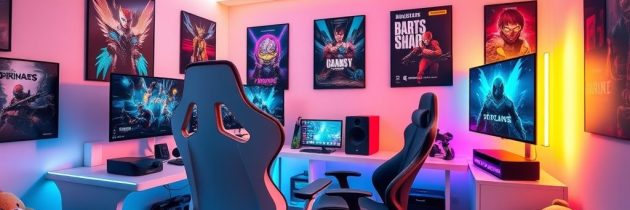 Pokój nastolatka z gaming setupem: jak połączyć wygodę, styl i funkcjonalność w praktyce