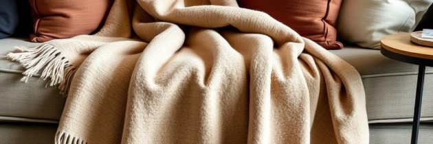 Pledy i koce do salonu: jak dobrać materiał i rozmiar dla komfortu i stylu wnętrza