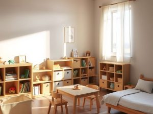 Pokój dziecka Montessori: jak zaprojektować funkcjonalną i bezpieczną przestrzeń wspierającą rozwój i samodzielność dziecka