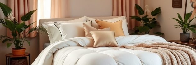 Tekstylia do sypialni: jak wybrać materiały i dodatki dla komfortu i stylu wnętrza