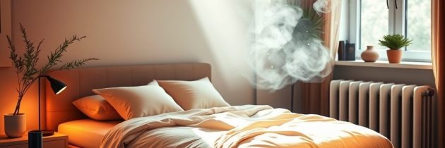 Łóżko przy grzejniku: jak ustawić je wygodnie i uniknąć przesuszenia powietrza w sypialni