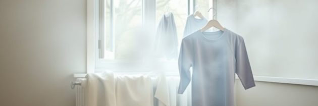 Suszenie prania na grzejniku — kiedy szkodzi mikroklimatowi i jak wybrać bezpieczną alternatywę
