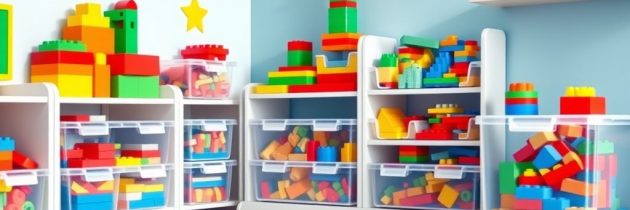 Jak zorganizować przechowywanie klocków, by oszczędzić miejsce i zachować porządek w pokoju dziecka