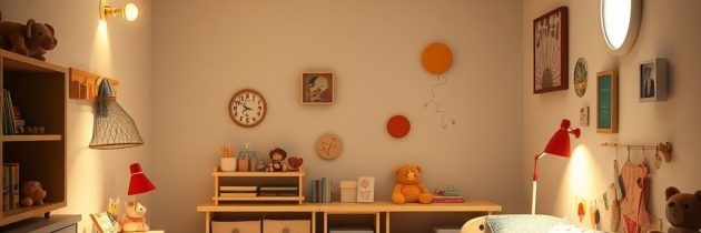 Oświetlenie do pokoju dziecka: jak stworzyć bezpieczną i funkcjonalną przestrzeń świetlną dostosowaną do potrzeb malucha